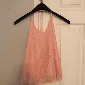 PINK LACE TANKTOP